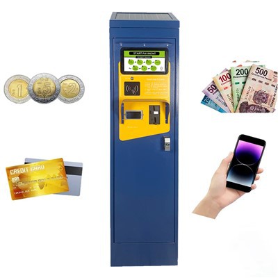 Pay -Park -Geräte bezahlen und anzeigen