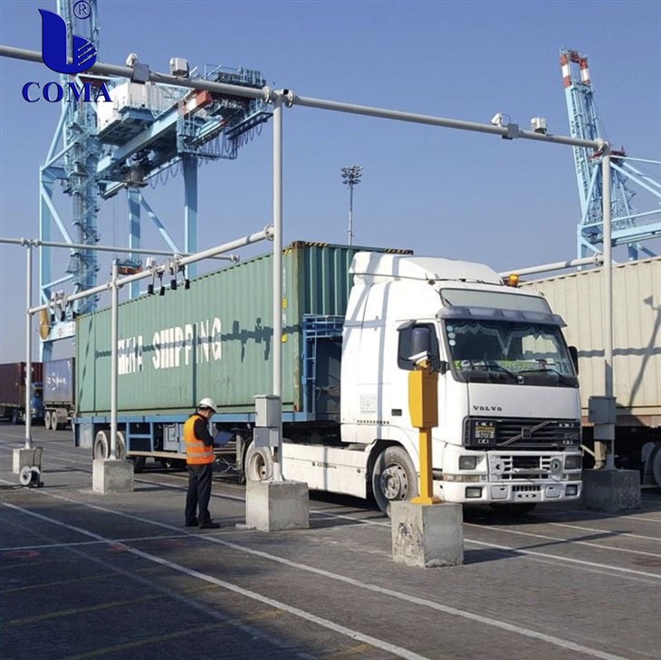 Port Container Number Recognition System Automatisches Container-Scanning-System